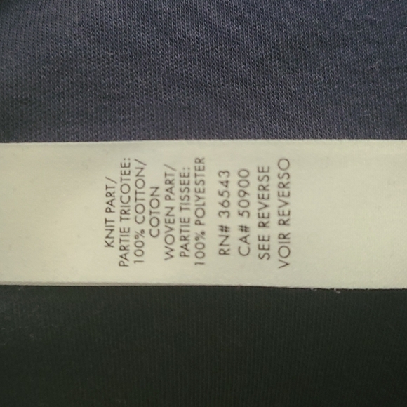 𝅺CALVIN Klein Navy Blue Quarter Zip Pullover Jacket - Picture 7 of 8